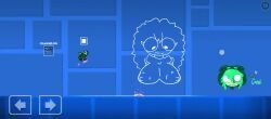 b00ty_girl_(koracaesh), cube_(geometry_dash), geometry_dash, anal, anal_fisting