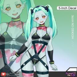 rebecca_(edgerunners), cyberpunk:_edgerunners, cyberpunk_2077, hookedonhype, 1girls