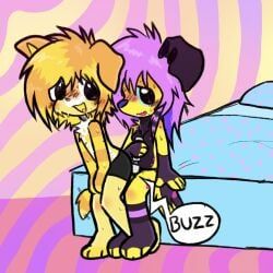 funshine_bear, original_character, original, adult, bedroom