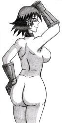 eva_wei, molly_(oban), oban_star-racers, 1girls, ass