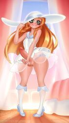 lillie_(pokemon), pokemon, nenerhea, blonde_hair, futanari
