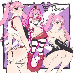 perona, one_piece, kritukri, 1girls, ass