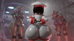assaultron, assaultron_(fallout), kl-e-0, robot_commander_(bingbingzi), bethesda_softworks