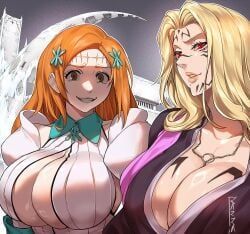 kenjaku, orihime_inoue, ryoumen_sukuna_(jujutsu_kaisen), bleach, jujutsu_kaisen