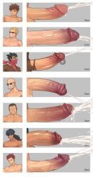blaine_(pokemon), brock_(pokemon), bruno_(pokemon), giovanni_(pokemon), koga_(pokemon)