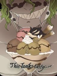 artist_self-insert, gyutaro, original_character, rasshu_benaio, demon_slayer
