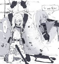 1girls, abuse, after_rape, bandage, bandage_on_face