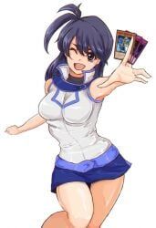 kylie_(yu-gi-oh!_duel_links), yu-gi-oh!, yu-gi-oh!_duel_links, bare_arms, bare_legs