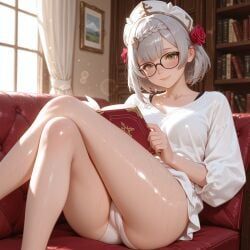 noelle_(genshin_impact), genshin_impact, kermixx, 1girl, bangs
