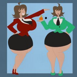 jeppa112, female, identity_death, saleslady, transformation