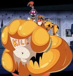 chica_(fnaf), nightmare_chica, nightmare_chica_(fnaf), five_nights_at_freddy's, five_nights_at_freddy's_4