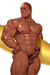 original_character, original, kansuke_(kansuke_717), 1boy, abs