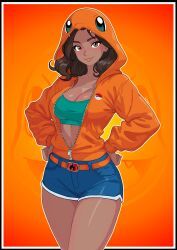 charmander, pokemon, rekheadz, 1girl, big_breasts