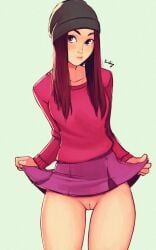 bianca_di_angelo, percy_jackson_and_the_olympians, girl, pussy, skirt