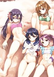 akebono_(kantai_collection), oboro_(kantai_collection), sazanami_(kantai_collection), ushio_(kantai_collection), kantai_collection