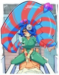 skarpne_(skarp_world), skarp_world, andychull, 2boys, blue_hair
