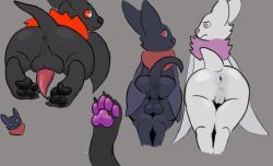 moonbat, yutz_(artist), anthro, anus, ass