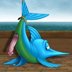 enguarde, donkey_kong_(series), nintendo, dracovar_valeford, animal_genitalia