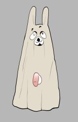 halloween, holidays, nekothesaber, anthro, bedsheet_ghost
