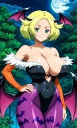 bianca_(pokemon), morrigan_aensland, morrigan_aensland_(cosplay), capcom, darkstalkers