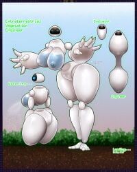 eve_(wall-e), wall-e, elementaleros, 1girls, barefoot