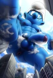 brainy_smurf, the_smurfs, elmyr, abs, anus