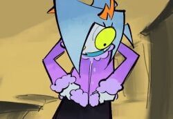 homestuck_oc, homestuck, artist_request, blue_hair, body_markings