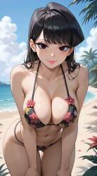 komi_shouko, komi-san_wa_komyushou_desu, beach, bikini, sensual