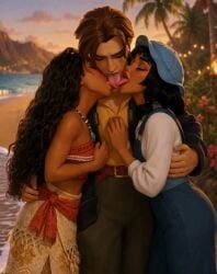 audrey_ramirez, jim_hawkins, moana_waialiki, atlantis:_the_lost_empire, disney
