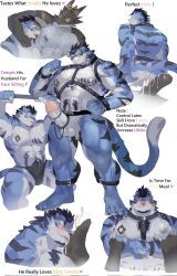 mythology, toubujun, abs, accessory, anthro