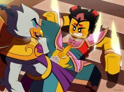 nezha_(chinese_mythology), nezha_(nezha_2019), lego, lego_monkie_kid, 2boys