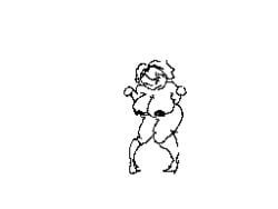 alickloin, 1girls, areolae, bra, breast_expansion