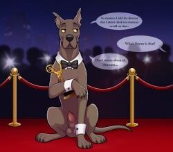 browniesnsfw, animal_genitalia, animal_penis, award, award_ceremony