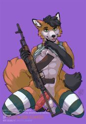 jeanwoof, anthro, barrel, canid, canine