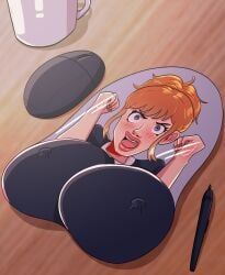 lindsey_stirling, angry, angry_expression, blue_eyes, boobs