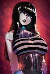 kuro_(hero's_journey), under_the_witch, nyxpixieai, 1girls, ascot
