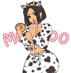 doja_cat, mimimows, 1girls, bob_cut, burger