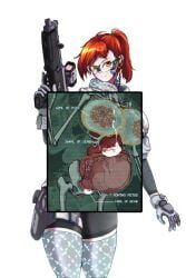 zako, deathfactory, df_kraken_(artist), 1girls, assault_rifle
