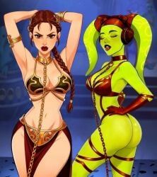 greeata_jendowanian, hera_syndulla, max_rebo, princess_leia_organa, rodian
