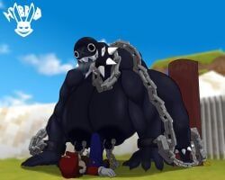 chain_chomp, female_chain_chomp, gigi_(thecoatl034), mario, mario_(series)