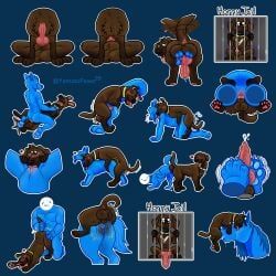 yamatopawa, anal, animal_genitalia, animal_penis, anthro