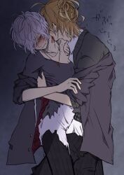 mukami_yuma, sakamaki_subaru, diabolik_lovers, clothed, gay