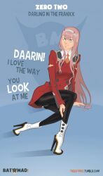 zero_two_(darling_in_the_franxx), darling_in_the_franxx, deviantart, tumblr, unknown_artist