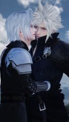 cloud_strife, sephiroth, final_fantasy, final_fantasy_vii, final_fantasy_vii_advent_children