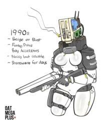 pc_waifu_(oatmegaplus), original, oatmegaplus, 1990s_pc, anthro
