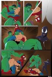 hulk, peter_parker, spider-man, venom_(marvel), hulk_(series)