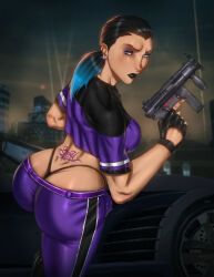 saints_row, ultamisia, 1girls, ass, big_ass