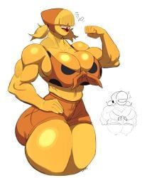 sarah_(valerian_high), valerian_high, junfreaky, 1girls, abs