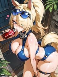 sigrid_(zenless_zone_zero), zenless_zone_zero, (titancore), blonde_hair, blue_eyes