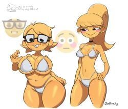 blushing_emoji, emoji_(race), nerd_emoji, original_character, original_characters